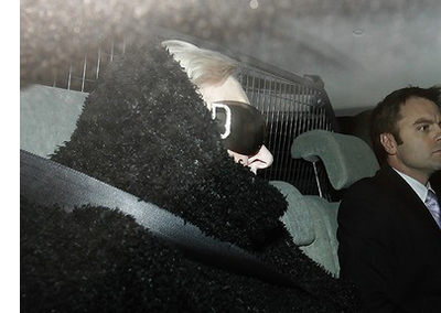Crime matriarch; Judy Moran sports Dolce & Gabbana shades in the National press as she's arrested for being an accessory to the murder of her brother-in-law Desmond Tuppence Moran