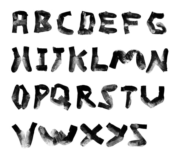 SockAlphabet by TonyVenne