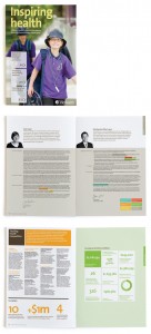 VicHealth Annual Report 2009 Web Layout