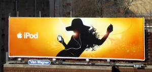 Apple iPod Ad trends in brand design