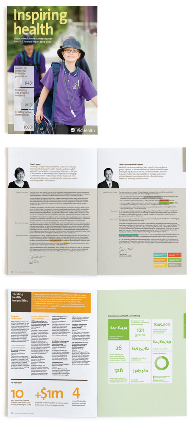 annual report design